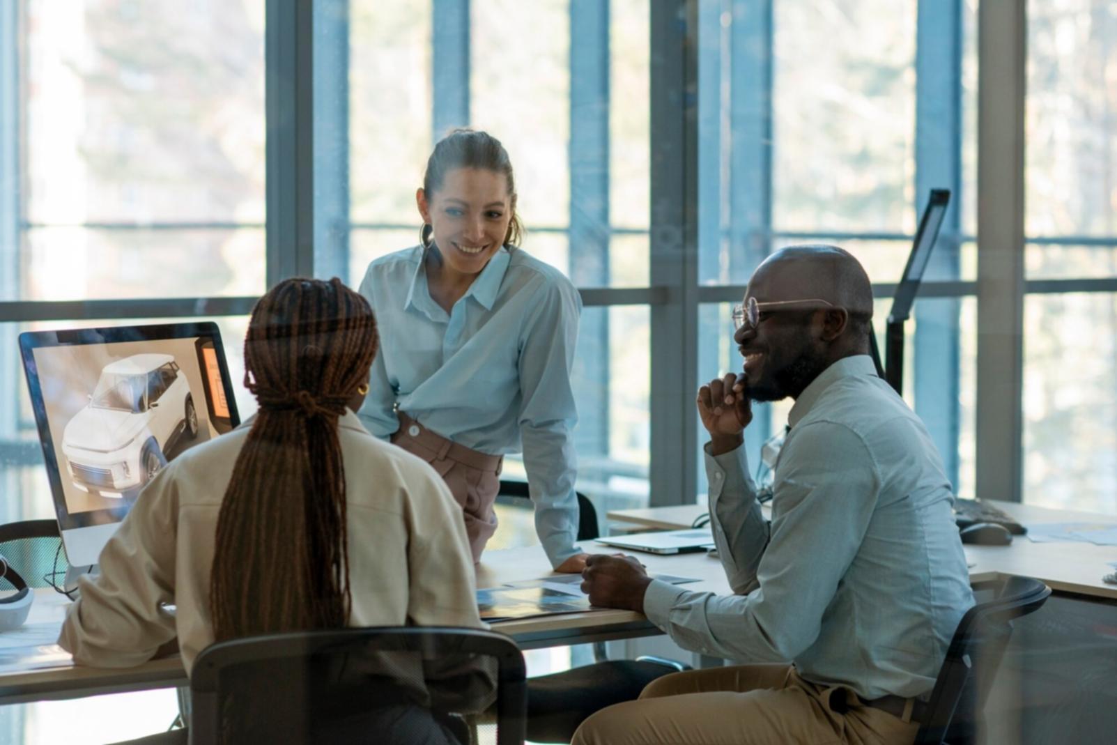 Sesión de planificación financiera personalizada mostrando nuestro método de trabajo colaborativo